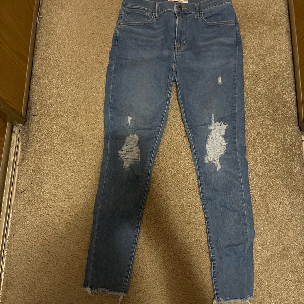 Levi High rise skinny jeans